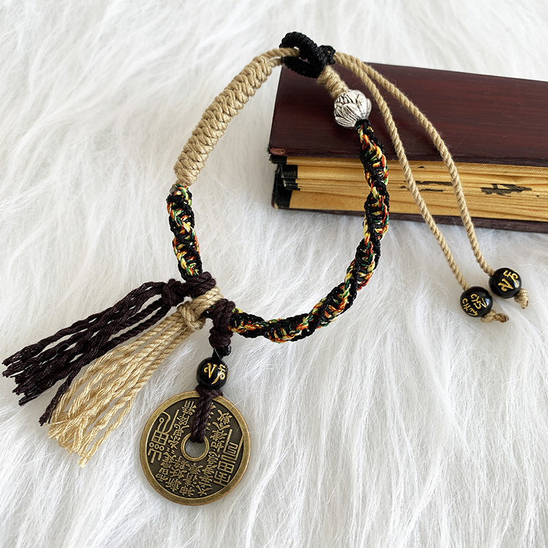 Style Tibetan Li Ancient Tassel Handmade Bracelets