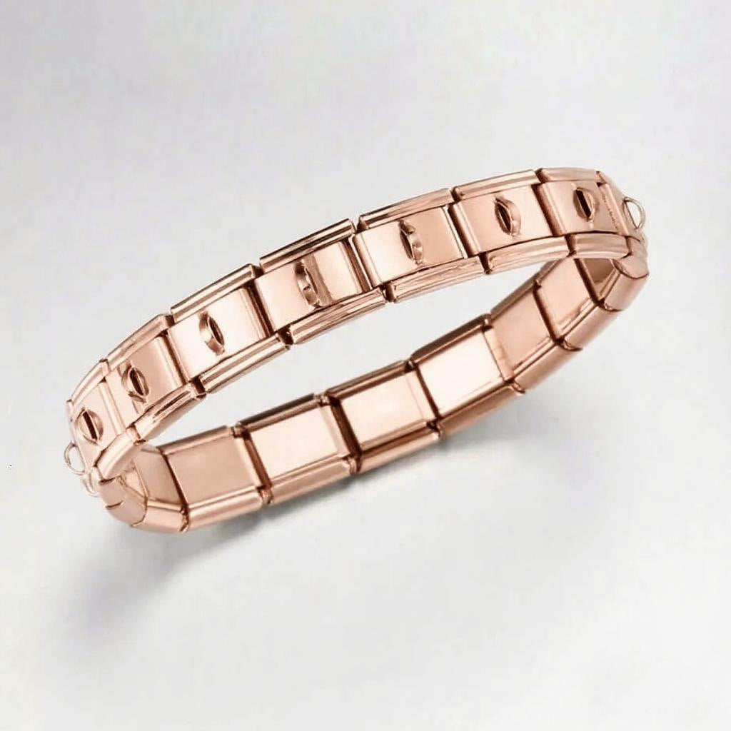 Steel Italian Module Can Be Random Combination Spliced Bracelet