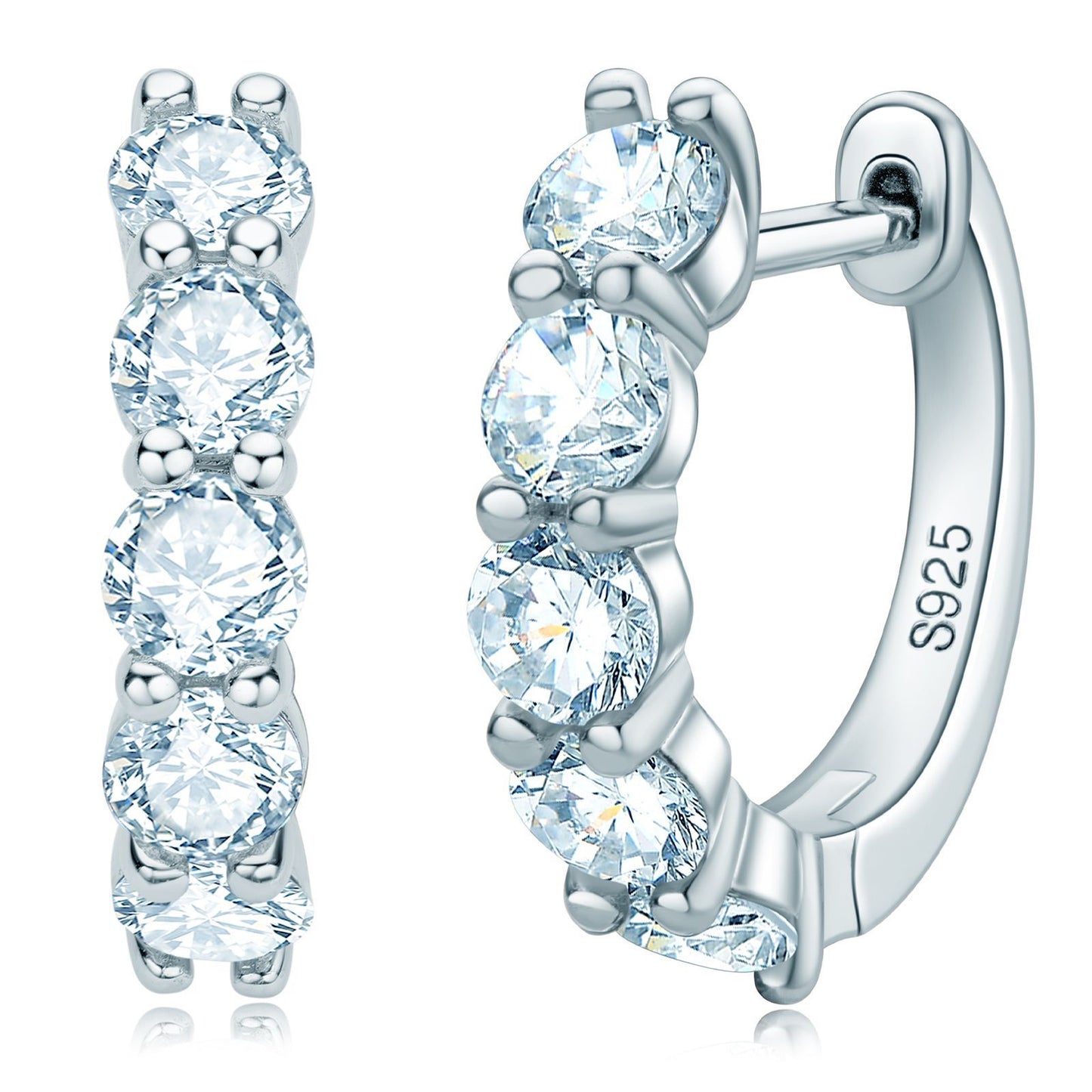 Women's Fashion Moissanite Sterling Sier Niche Temperament Rings