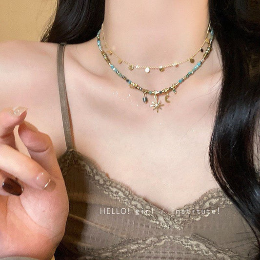Niche Beads Of Clavicle Chain Female Necklaces