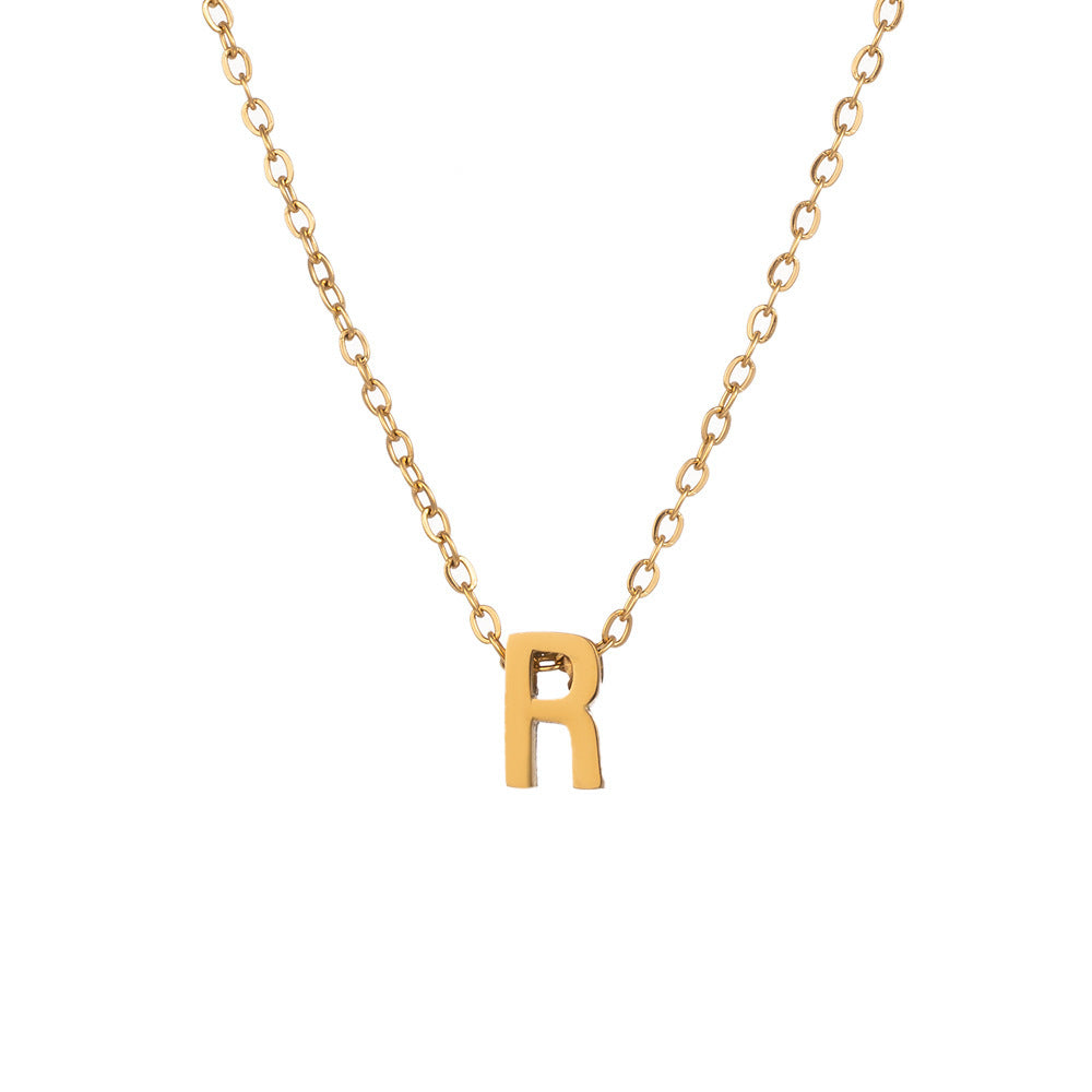 Fading English Letter Unisex Fashion Simple Necklaces