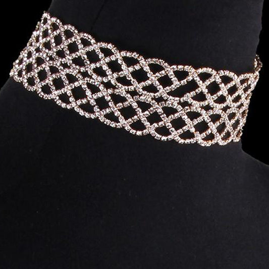Ornament Hollow Full Diamond Fashion Shiny Necklaces