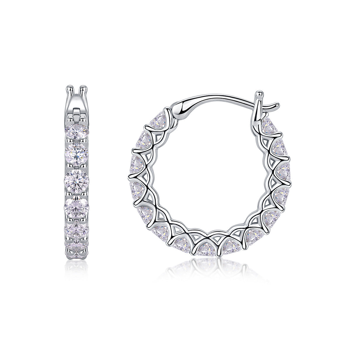 Women's Temperament Special Interest Light Luxury Sier Earrings
