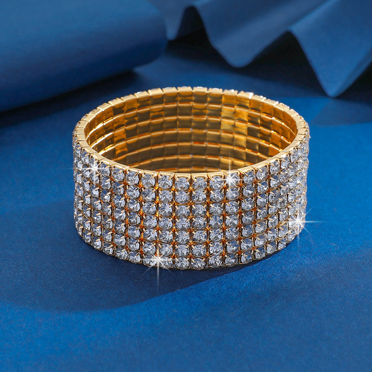 Affordable Luxury Fashion Zircon Elastic Rhinestone Bracelets