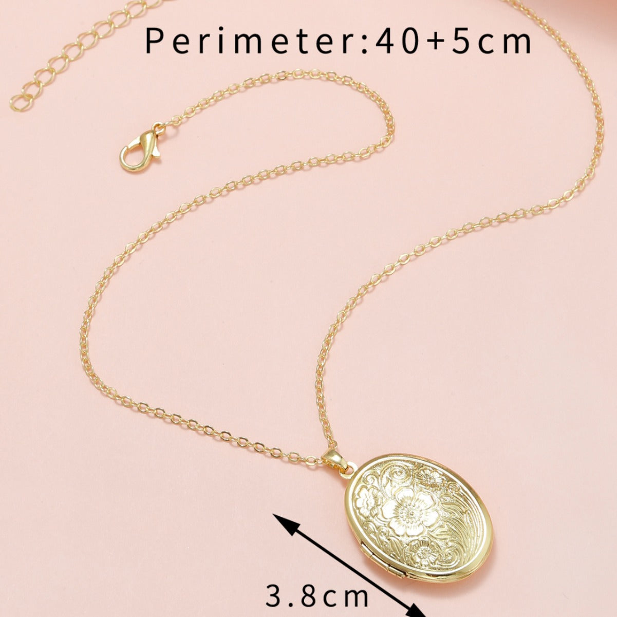 Oval Engraved Pattern Popular Can Be Necklaces