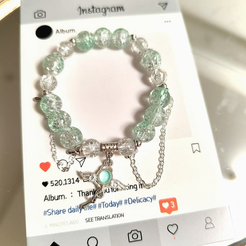 Moon Glazed Female Design Simple High Sense Versatile Bracelet