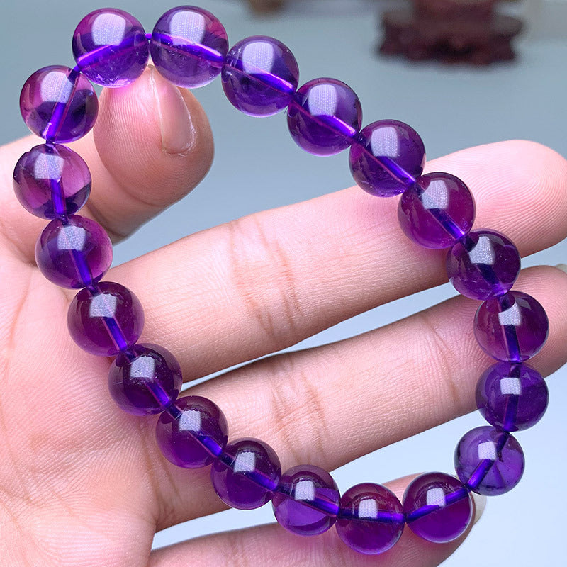 Natural Amethyst Uruguay Thick Purple Fashion Bracelets