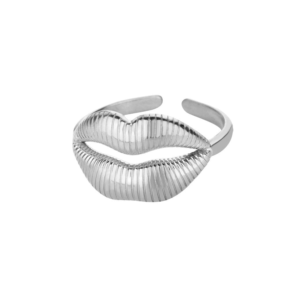 Simple Retro Aloofness Style Advanced Light Luxury Minority Design Fashion Rings