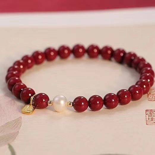 Women's & Men's Cinnabar Red Lucky Fortune For Life Safe Bracelets