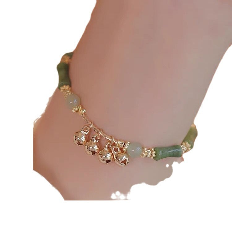 Bamboo Beaded Retro Design Niche Advanced Gift Bracelet