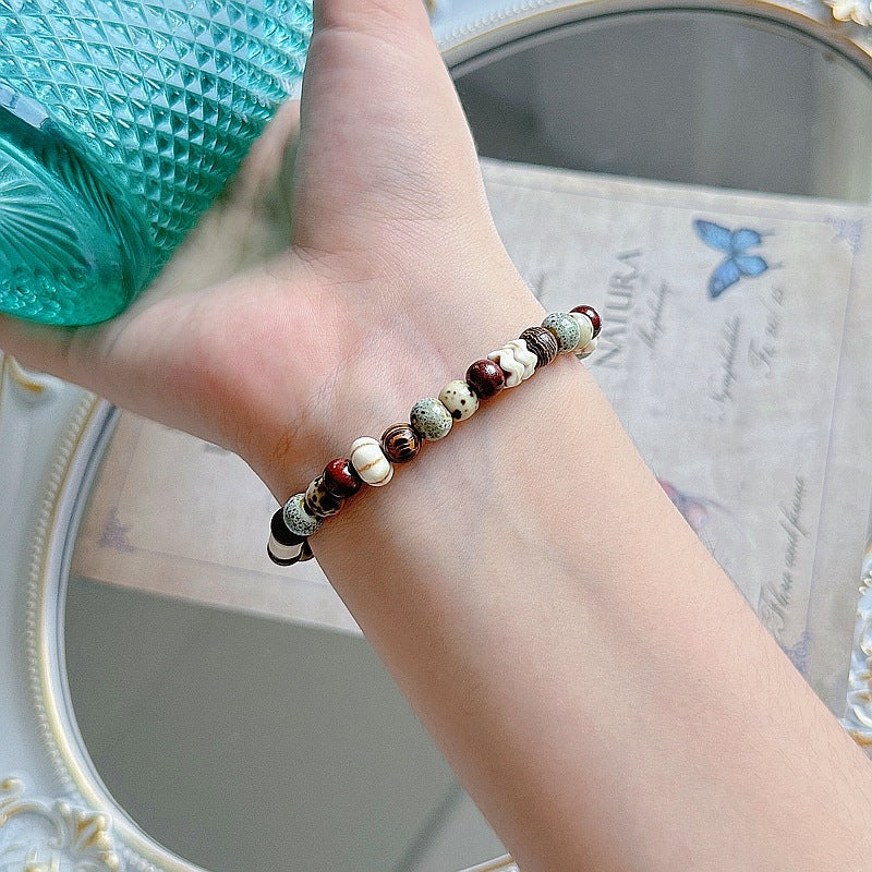 Color Ceramic Female Ethnic Style Jewelry Bracelets