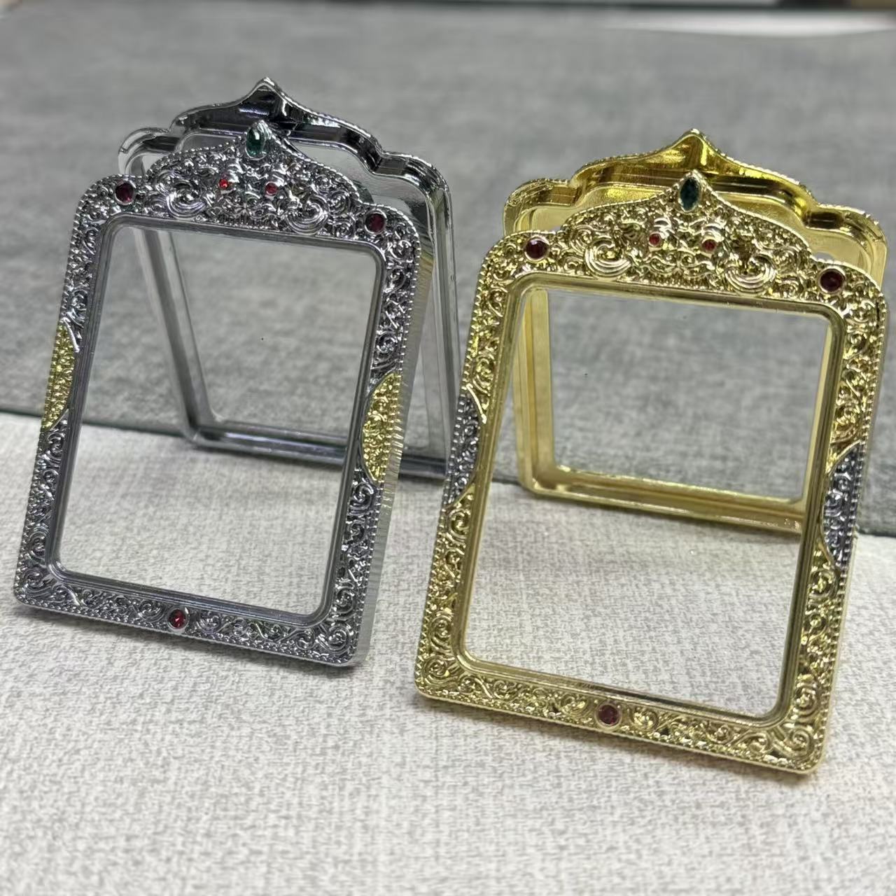 Of The Buddha Double-sided Window Colorful Crystals Beast Head Frame Pendants