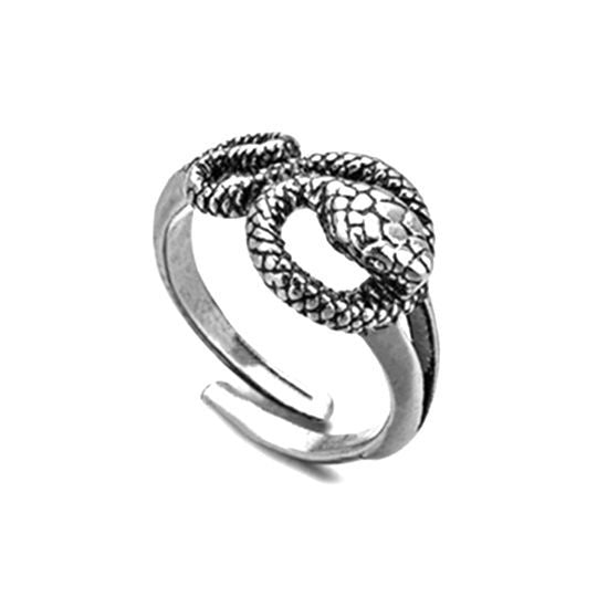 Spirit Snake Ornament Retro Punk Exaggerated Personalized Rings