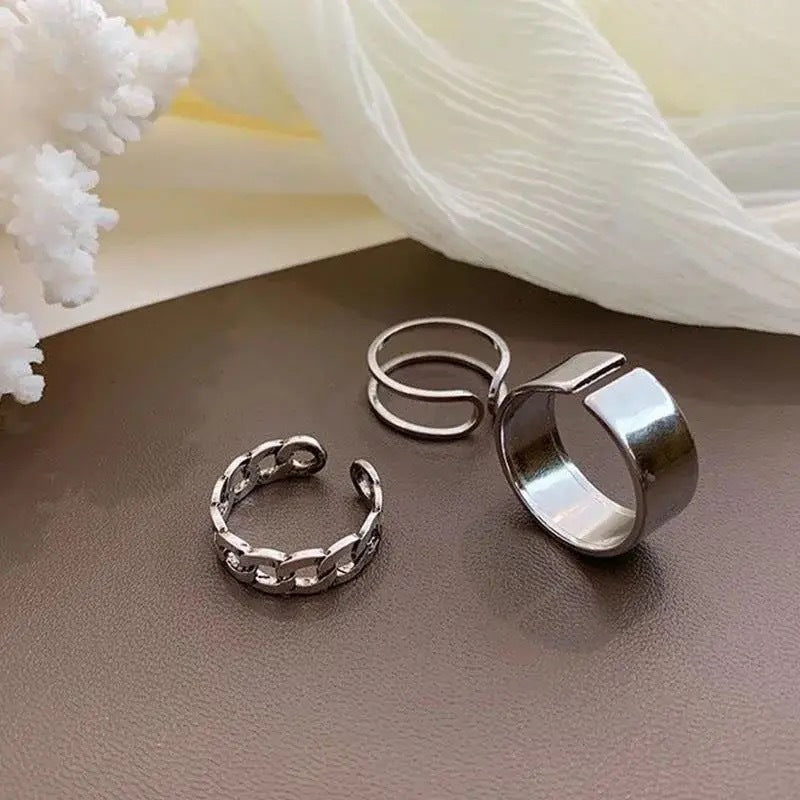 Personalized Hip Hop Open Adjustable Index Finger Knuckle Cold Ring
