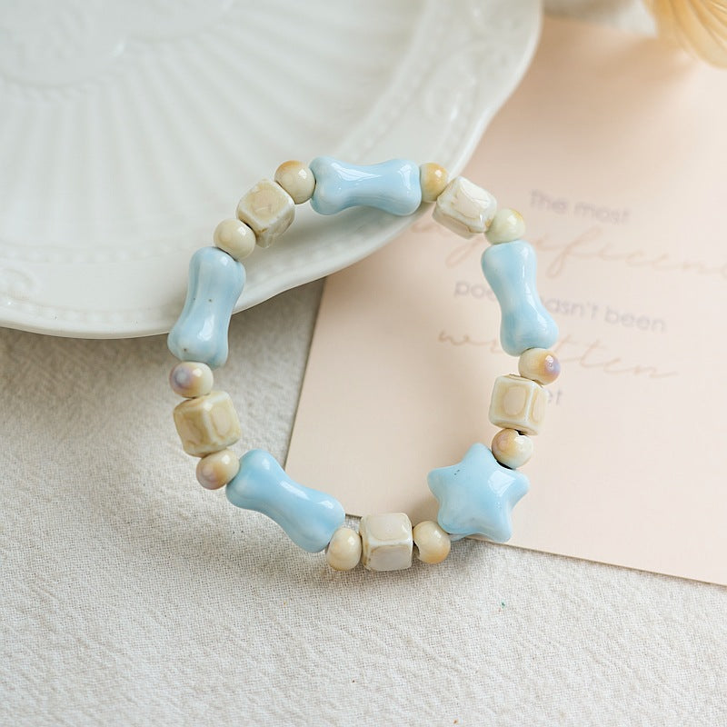 Ceramic Female Summer Versatile Ancient Style Bracelets