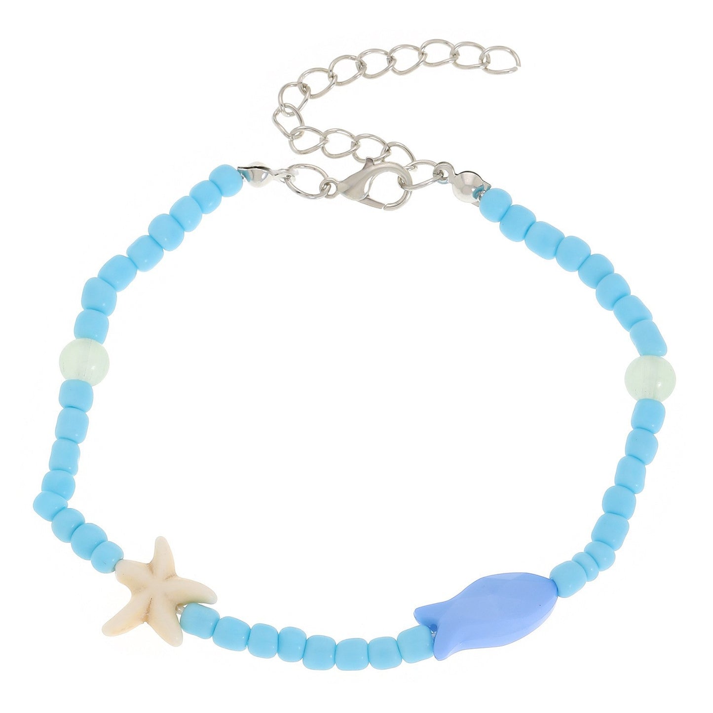 Summer Ocean Style Cartoon Shell Female Bohemian Woven Turtle Jewelry Set