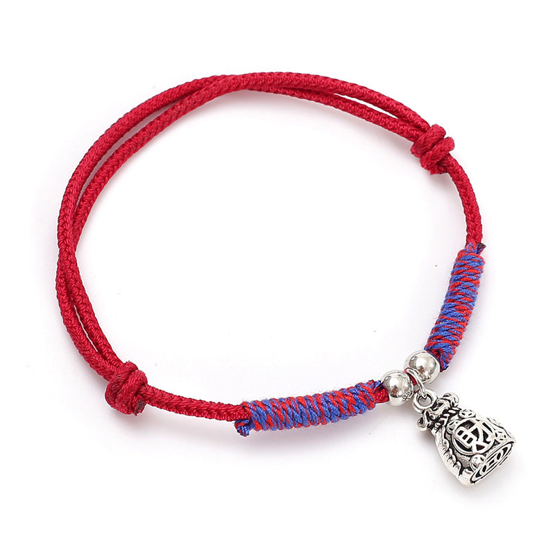 Red Rope Hand-woven Life Good Luck Bracelets