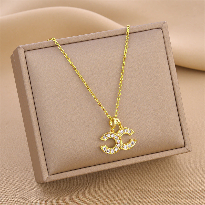 Accessories Fashion Personalized Simple Clavicle Chain Necklaces