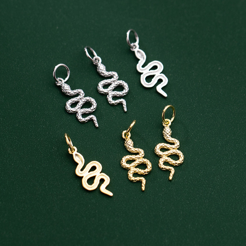 Sier Gold Plated Year Of Snake Pendants