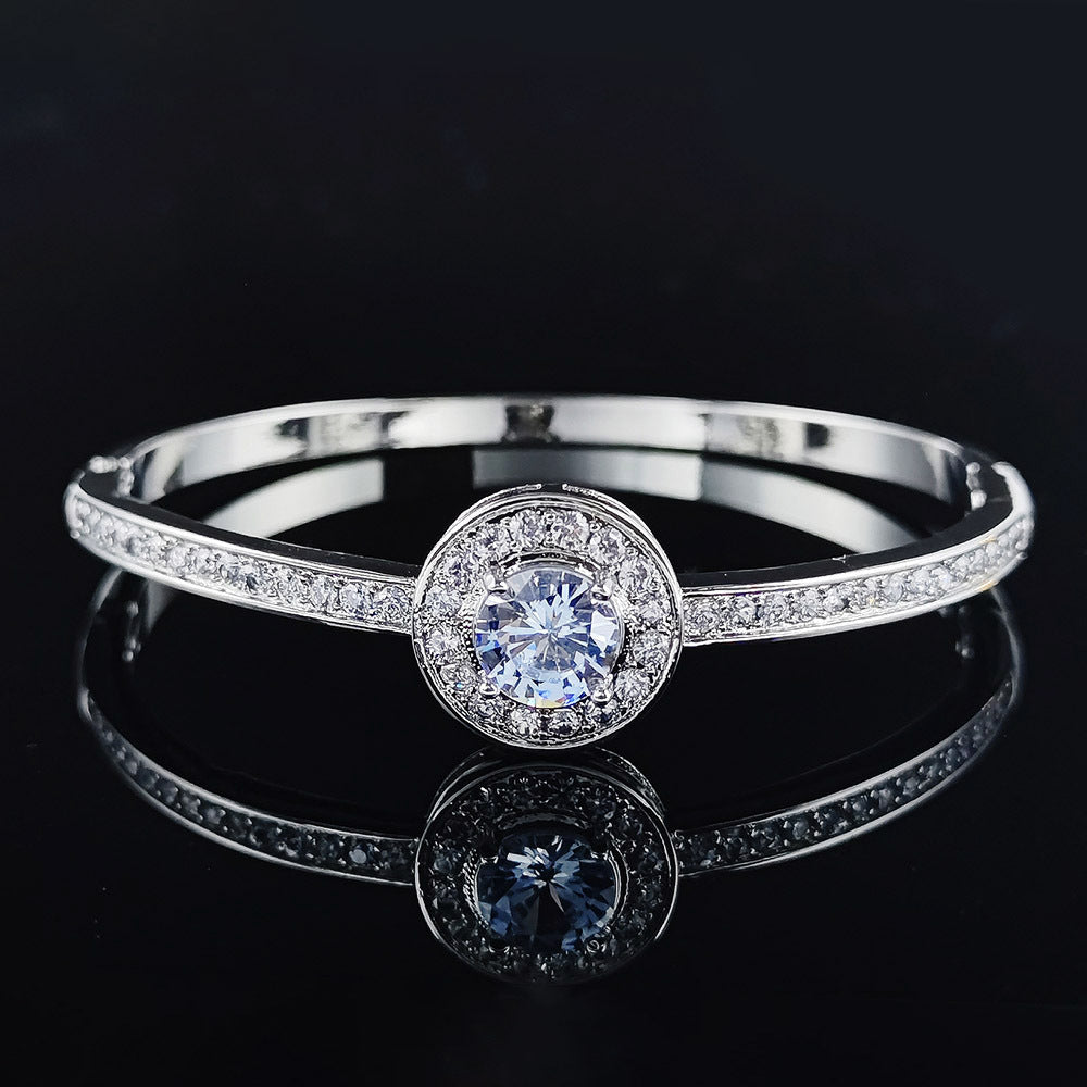 Irregular Opening Adjustable Personality Light Luxury Design Bracelet