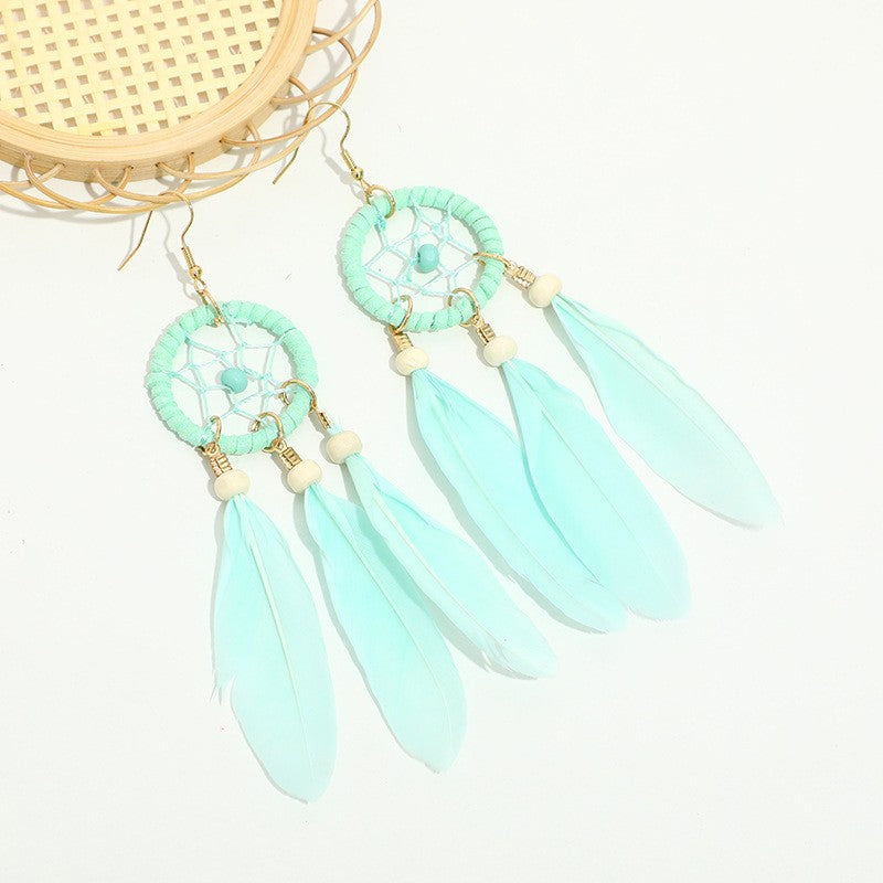 Your Long Copper Chain Retro Elegant Eardrops Earrings