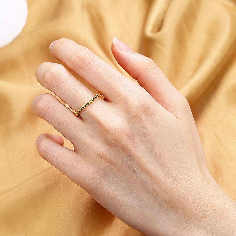 Women's Adjustable Candy Wrap For Design Trendy Rings