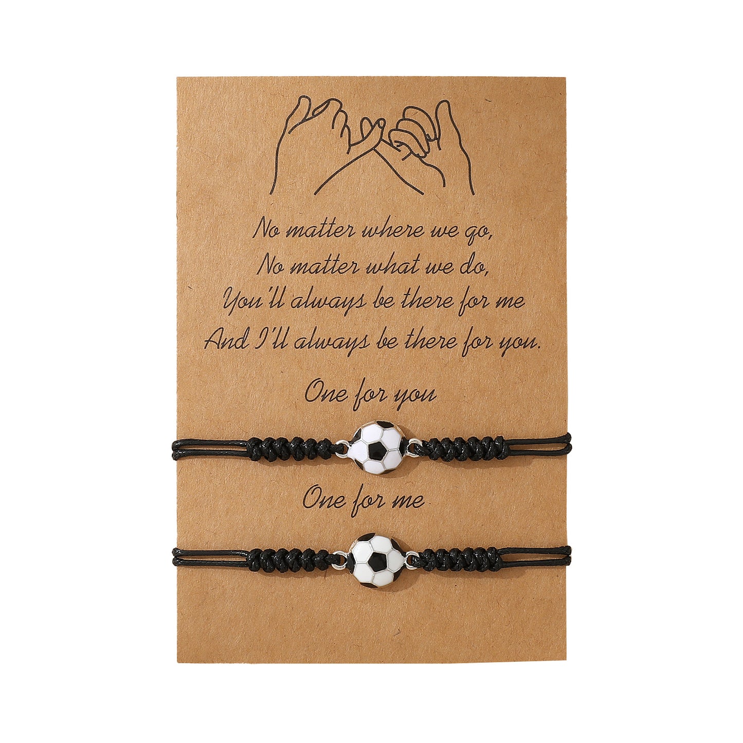 Football Woven Hand Strap Design Leather Bracelets