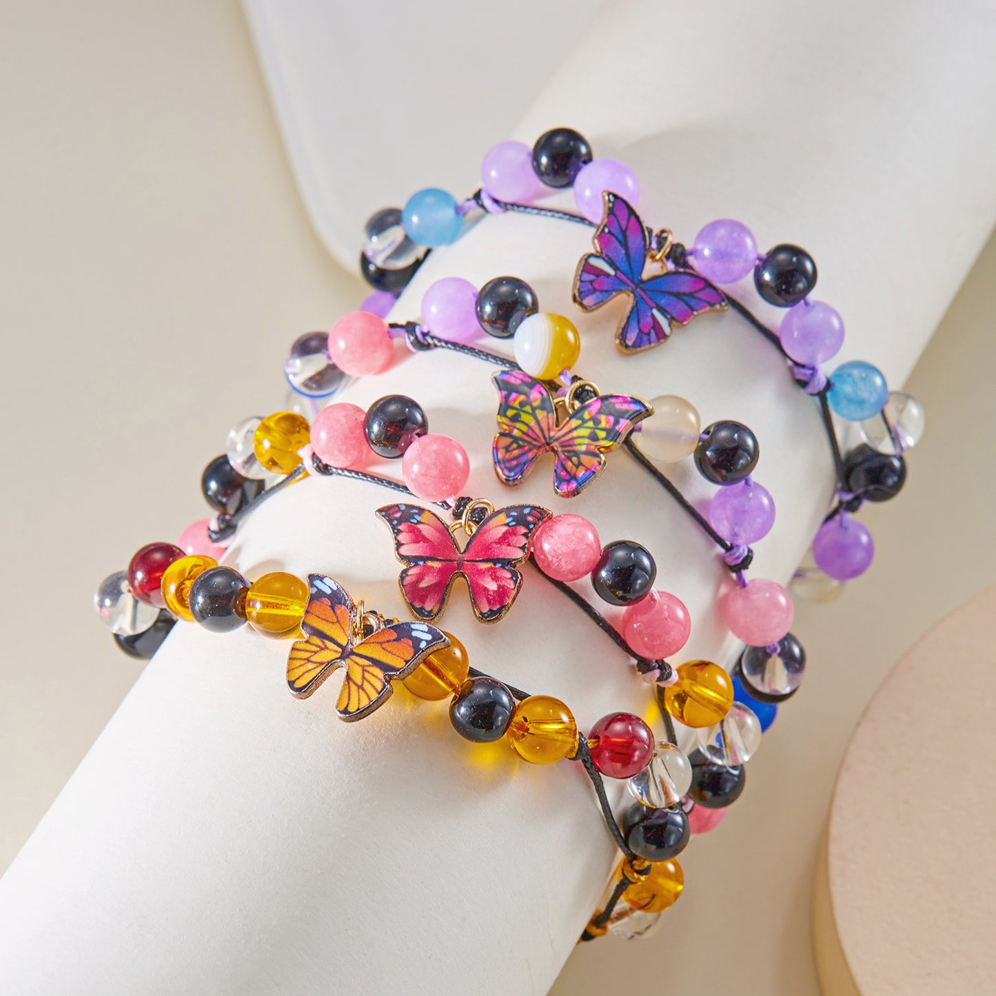 Fashion Painting Oil Design Butterfly Color Bracelets