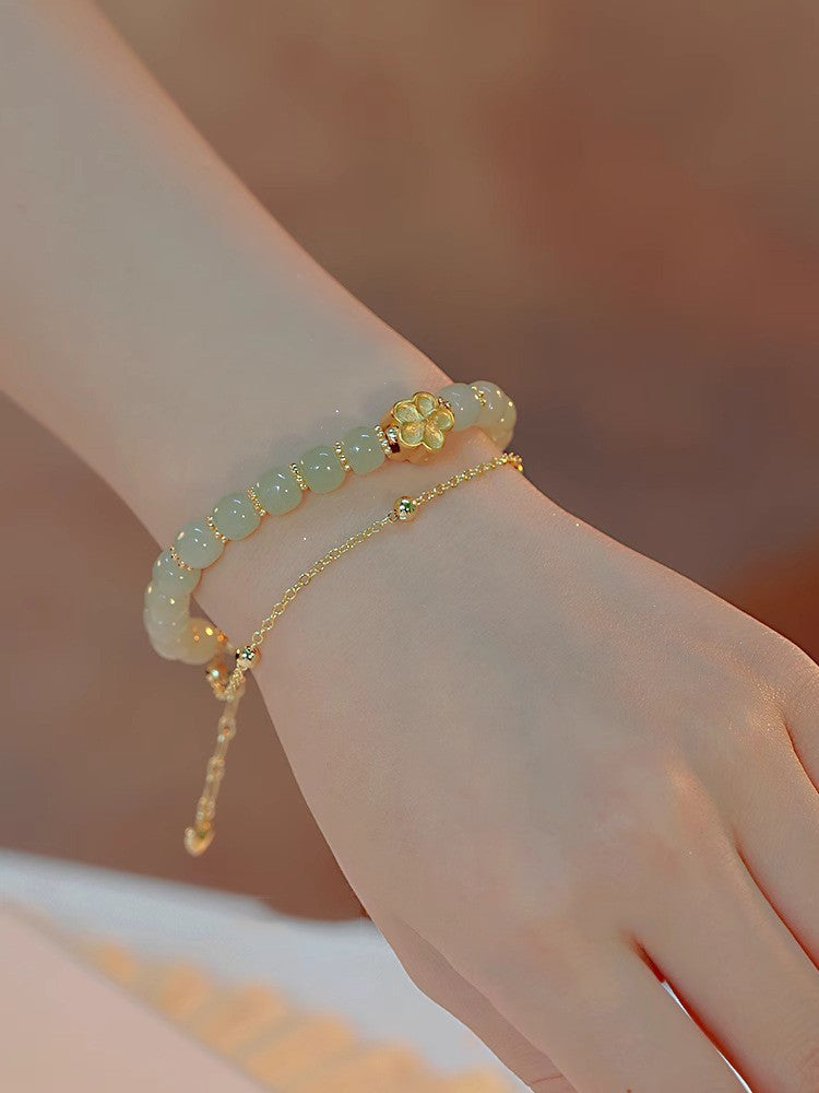 Are Lucky To Light Luxury Minority Exquisite Birthday Gift Bracelets