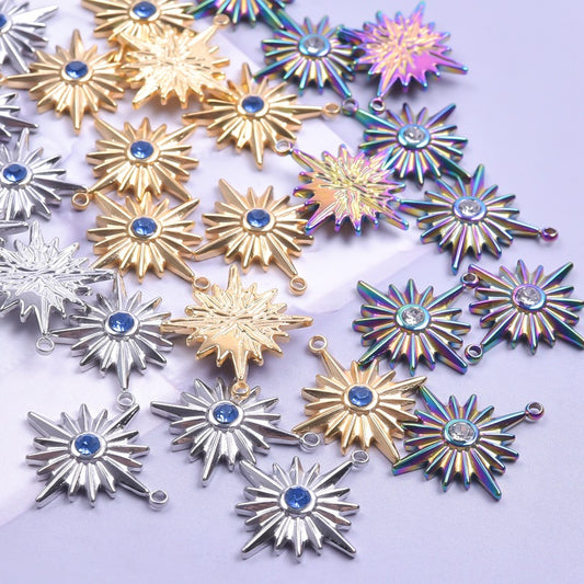 Hydraulic Stainless Steel Colorful Star With Pendants