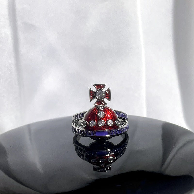 Enamel Sweet Cool Punk Cold Wind Rings