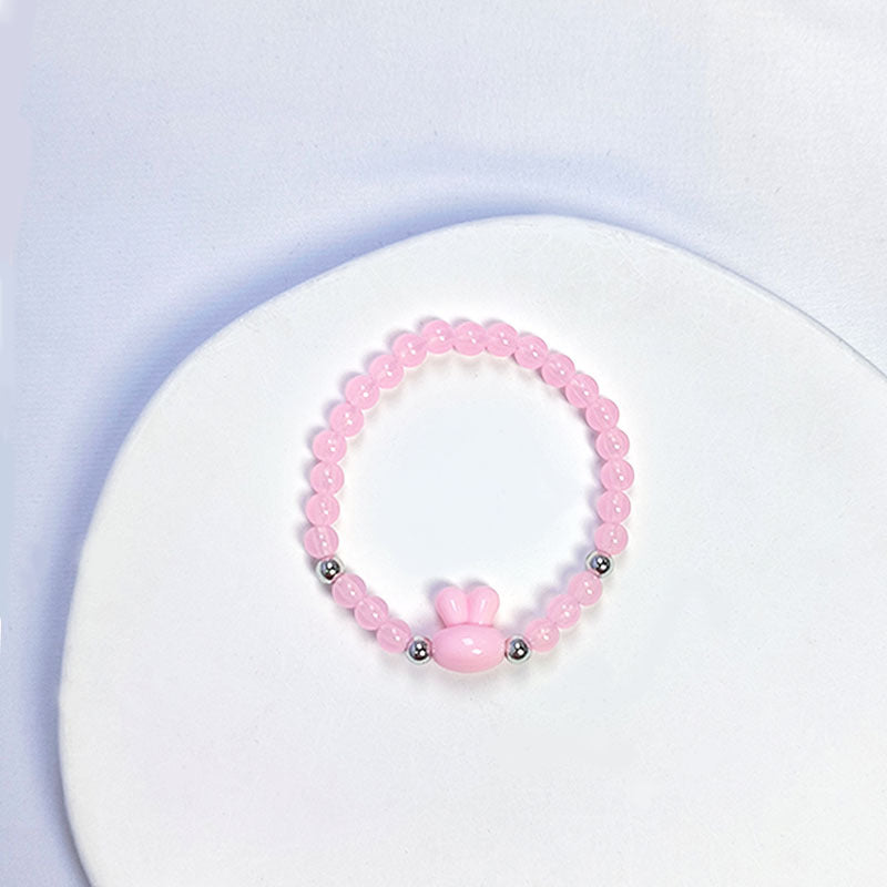 Children's Crystal Acrylic Cute Accessories Rabbit Resin Bracelets