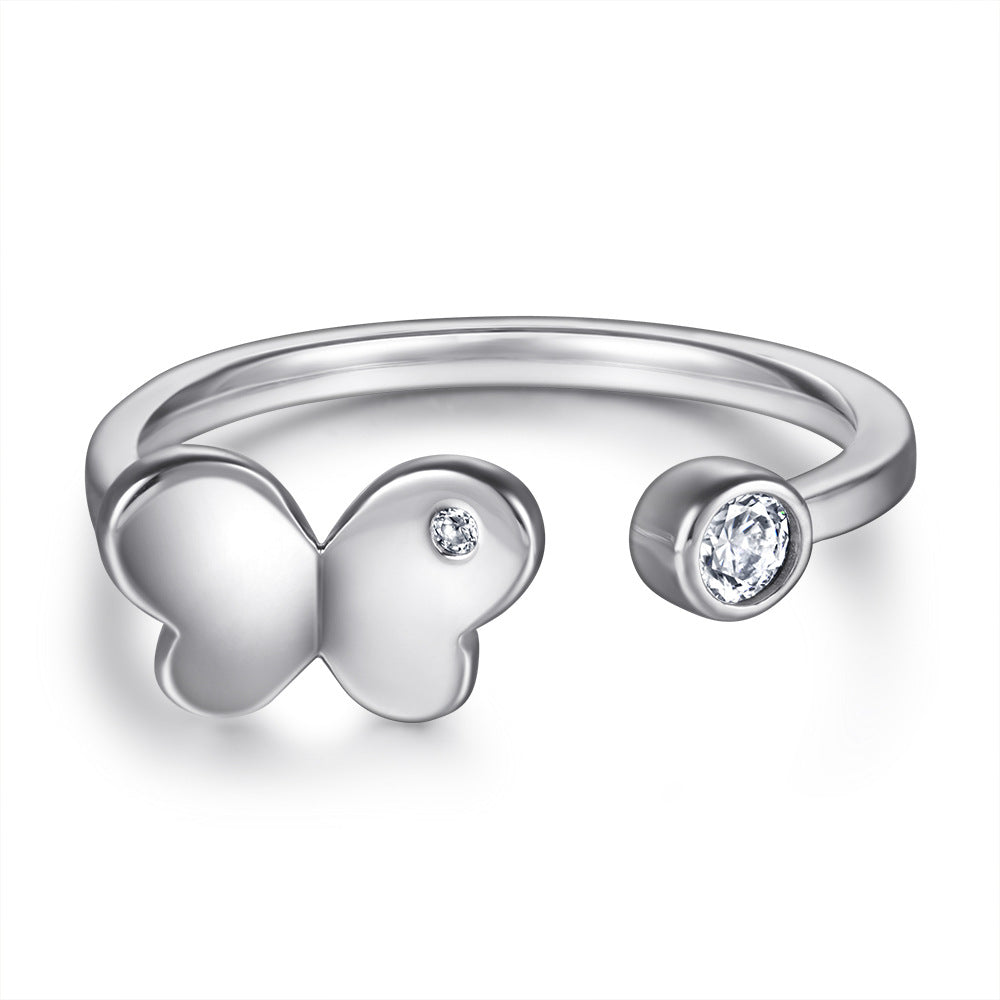 Sier Zircon Pearl Female Niche High Rings