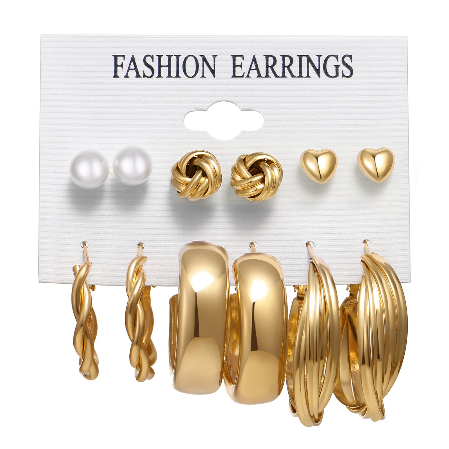 Tassel Butterfly Card Retro Simple Advanced Pearl-studded Pairs Earrings