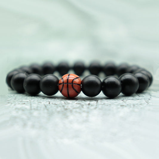 Men's Fashion Sports Fitness Casual Basketball Baseball Bracelets