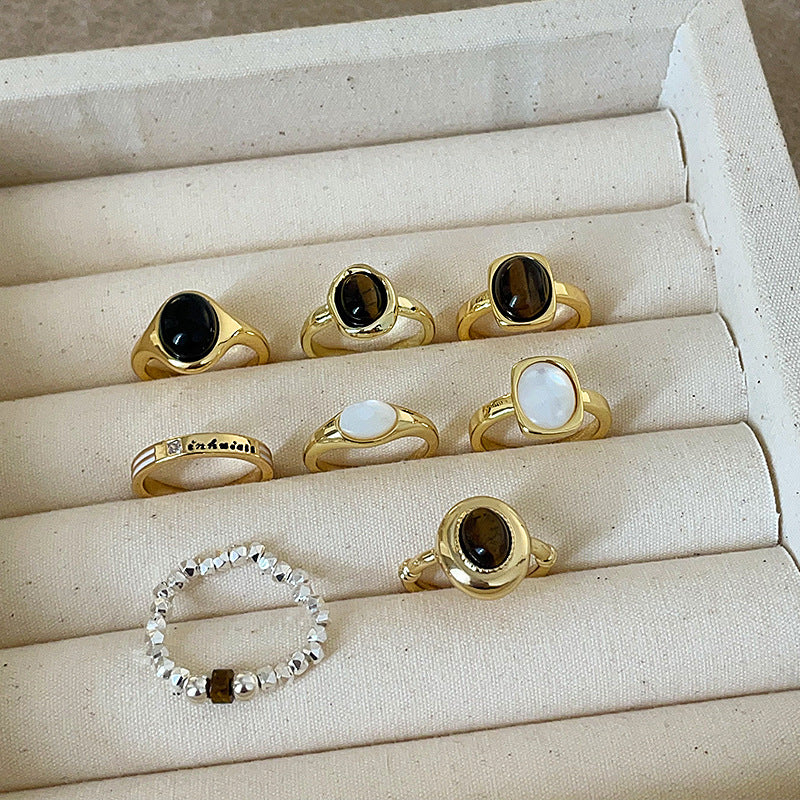 Niche High Sense Tigereye Fritillary Female Rings