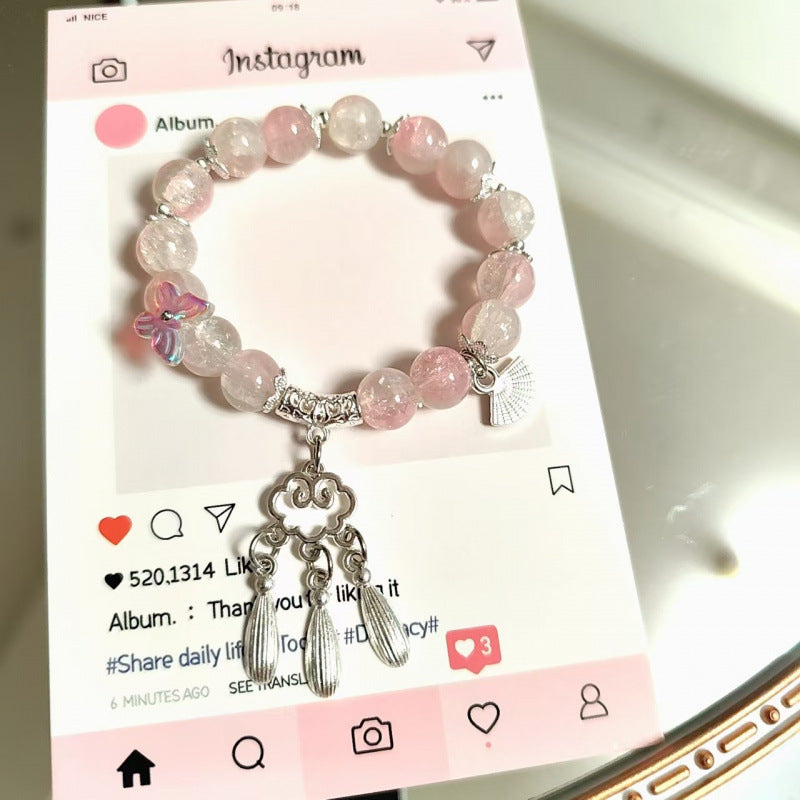 Moon Glazed Female Design Simple High Sense Versatile Bracelet