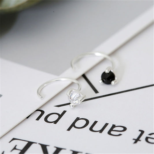 Women's Diamond Shaped Ear Hook Semicircle Fashion Simple For Rings