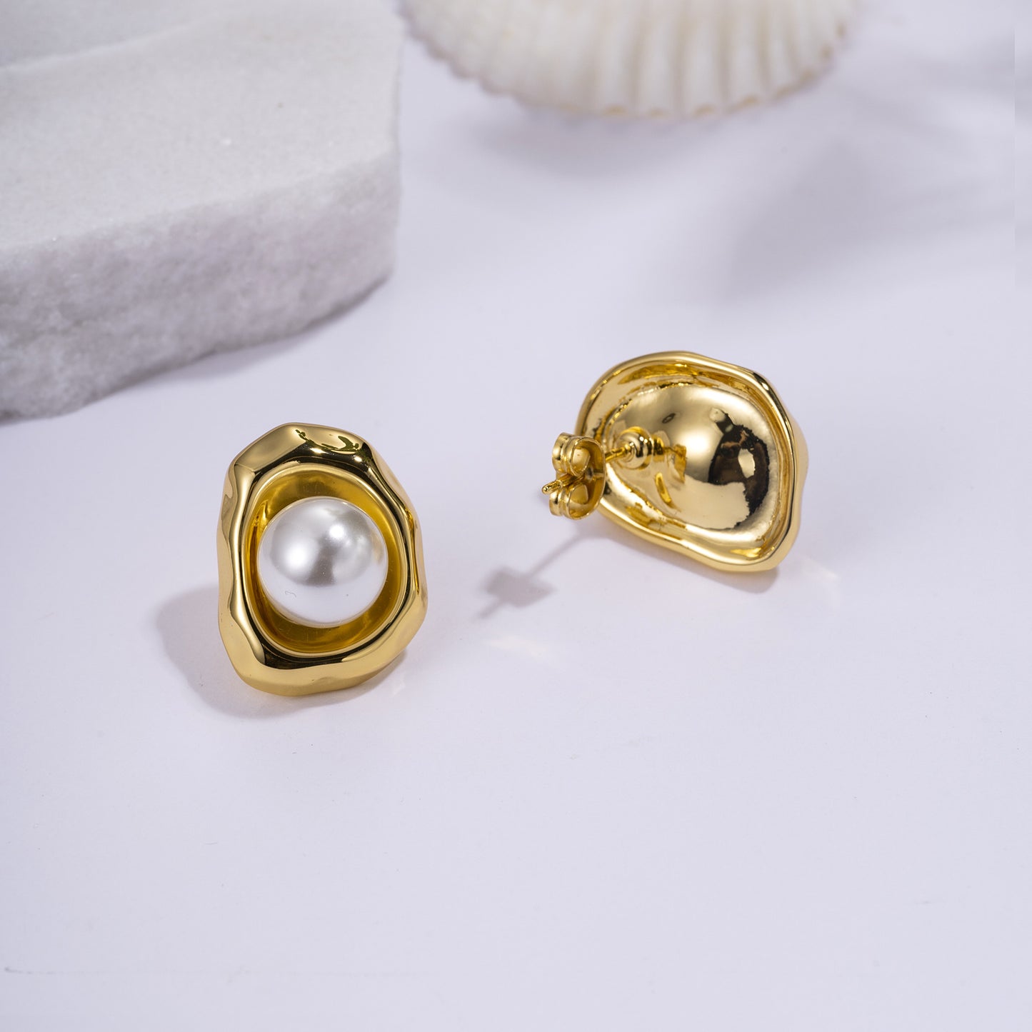 Korean Style Zircon Wheat Ear Clip Earrings