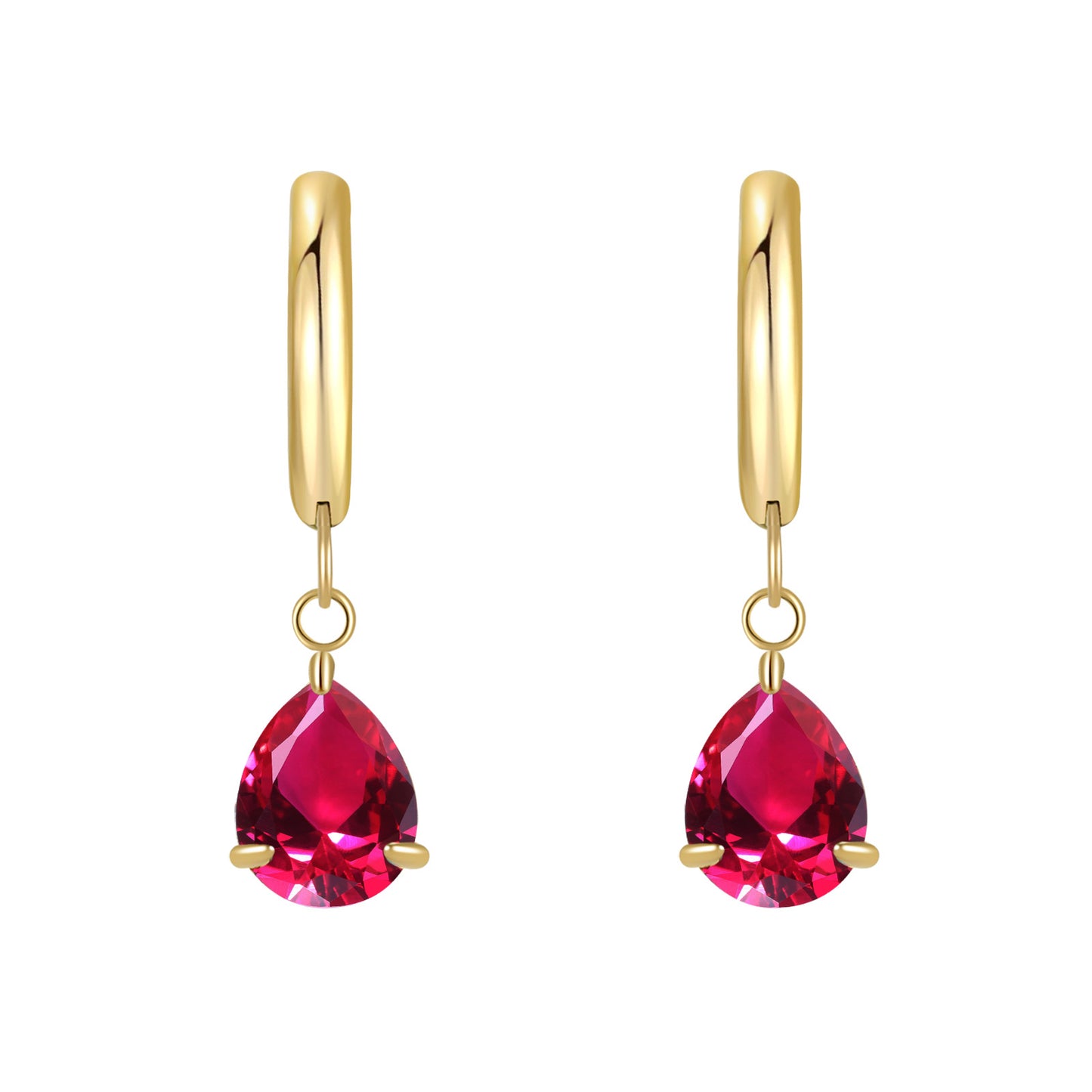 Titanium Steel Zircon Coil Small Ear Earrings