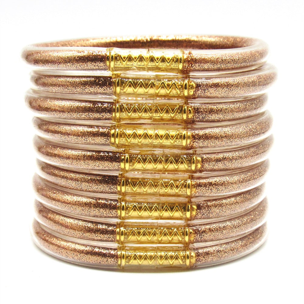 Women's Powder Combination Of Three Shiny Candy Color Bracelet