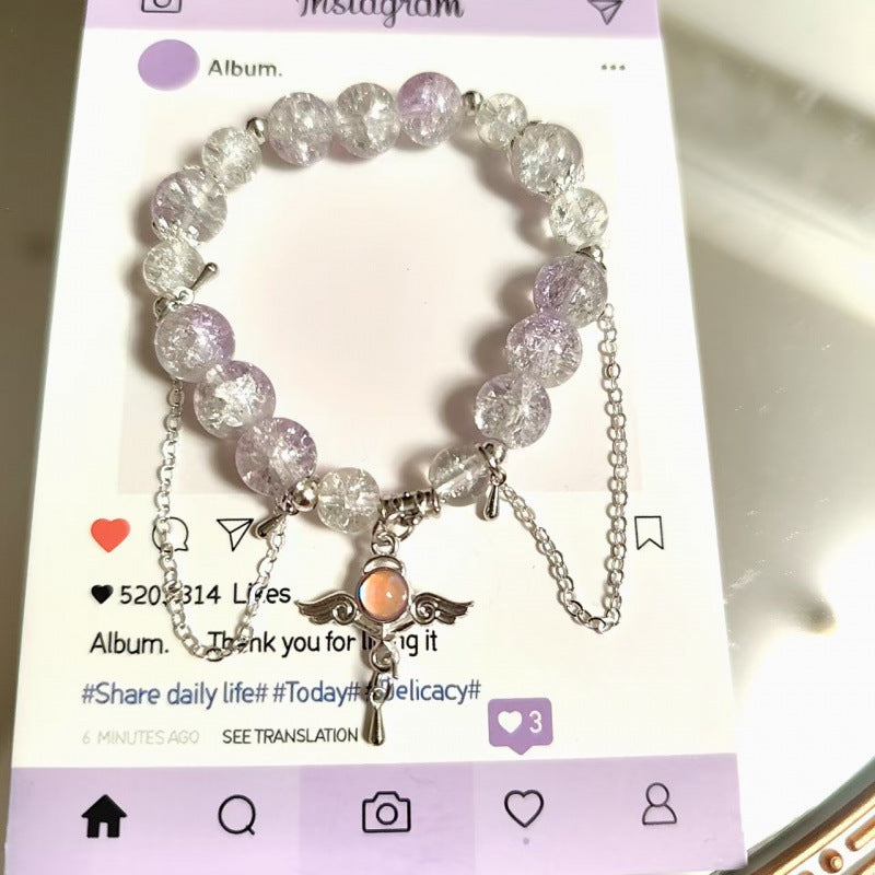 Moon Glazed Female Design Simple High Sense Versatile Bracelet