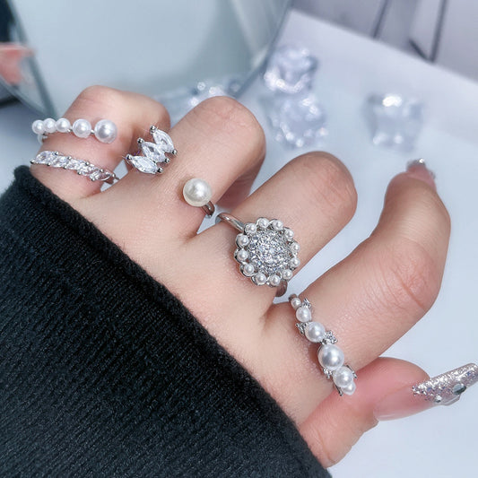 Style High Sense Niche Tide Open Rings