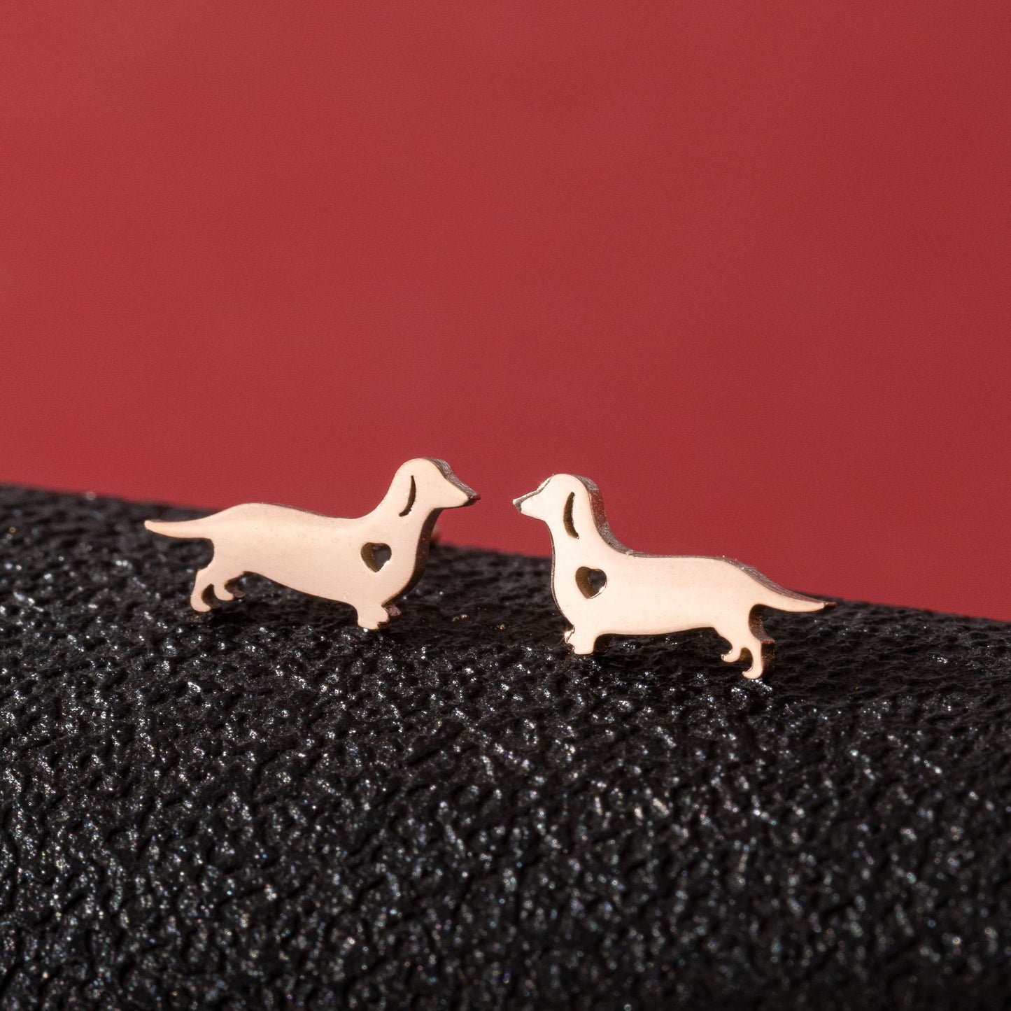 Stainless Steel Zodiac Puppy Style Small Earrings