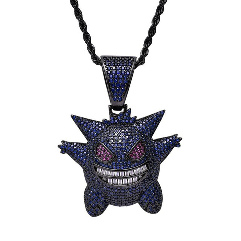 Personality Anime Elf Sweater Chain Pet Monster Necklaces