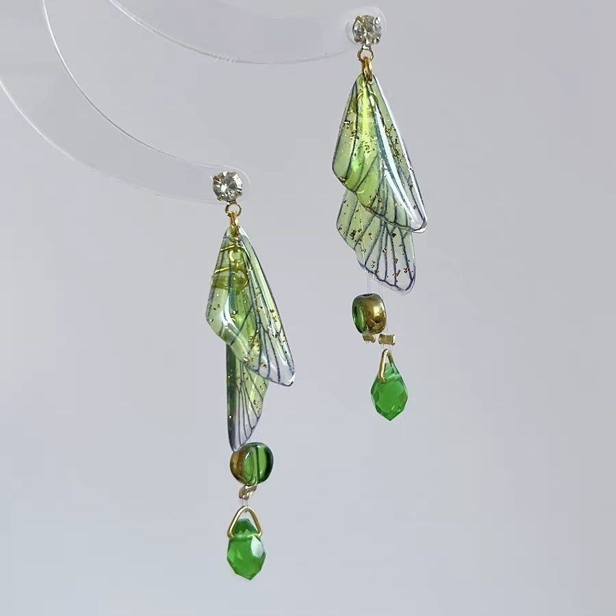 Wing Smart Butterfly Crystal Super Mori Earrings