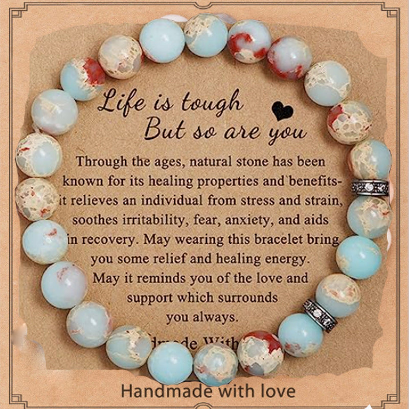 Graceful Attractive Trendy Fashion Stone Ladybird Bracelets