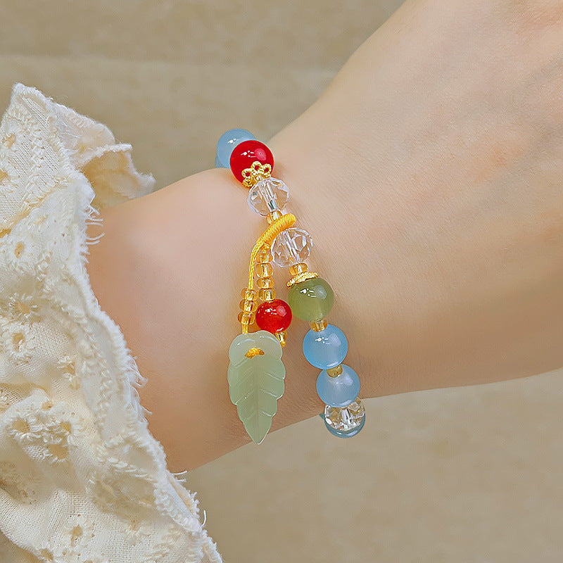 Beaded Glass Sweet Outdoor Hand Jewelry Bracelets