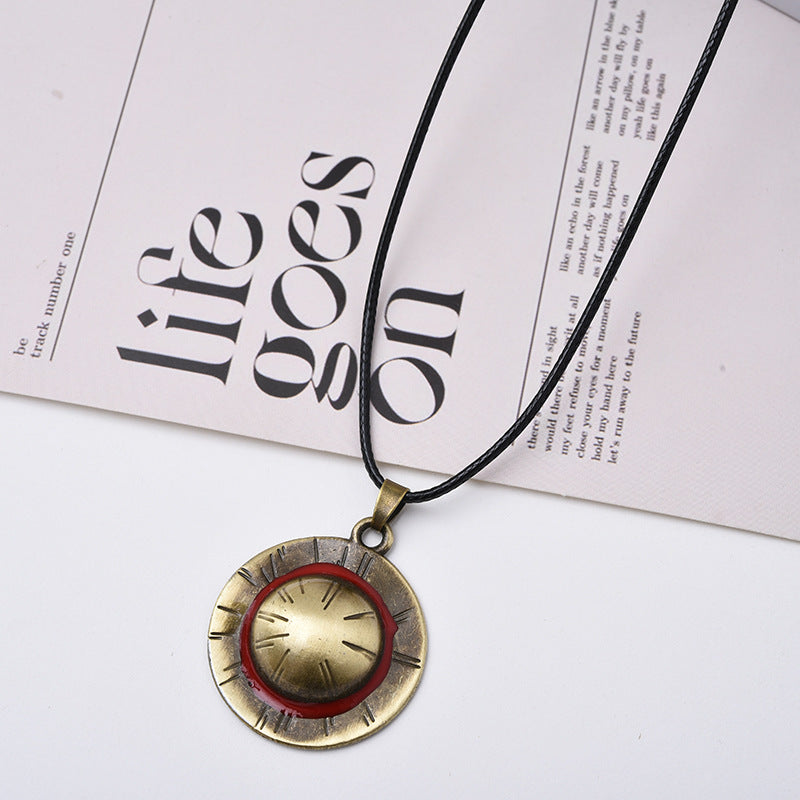 One Piece Cartoon Characters Straw Hat Luo Necklaces