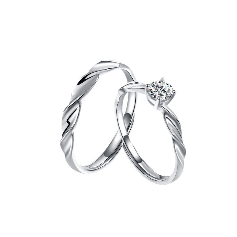 Couple Mobius Open Female Special Interest Light Ring